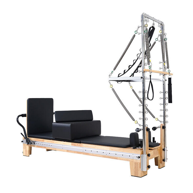 pilates reformer oak wood tower module | harmonia