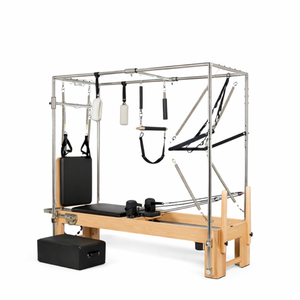 reformer pilates cadillac with trapeze maple wood