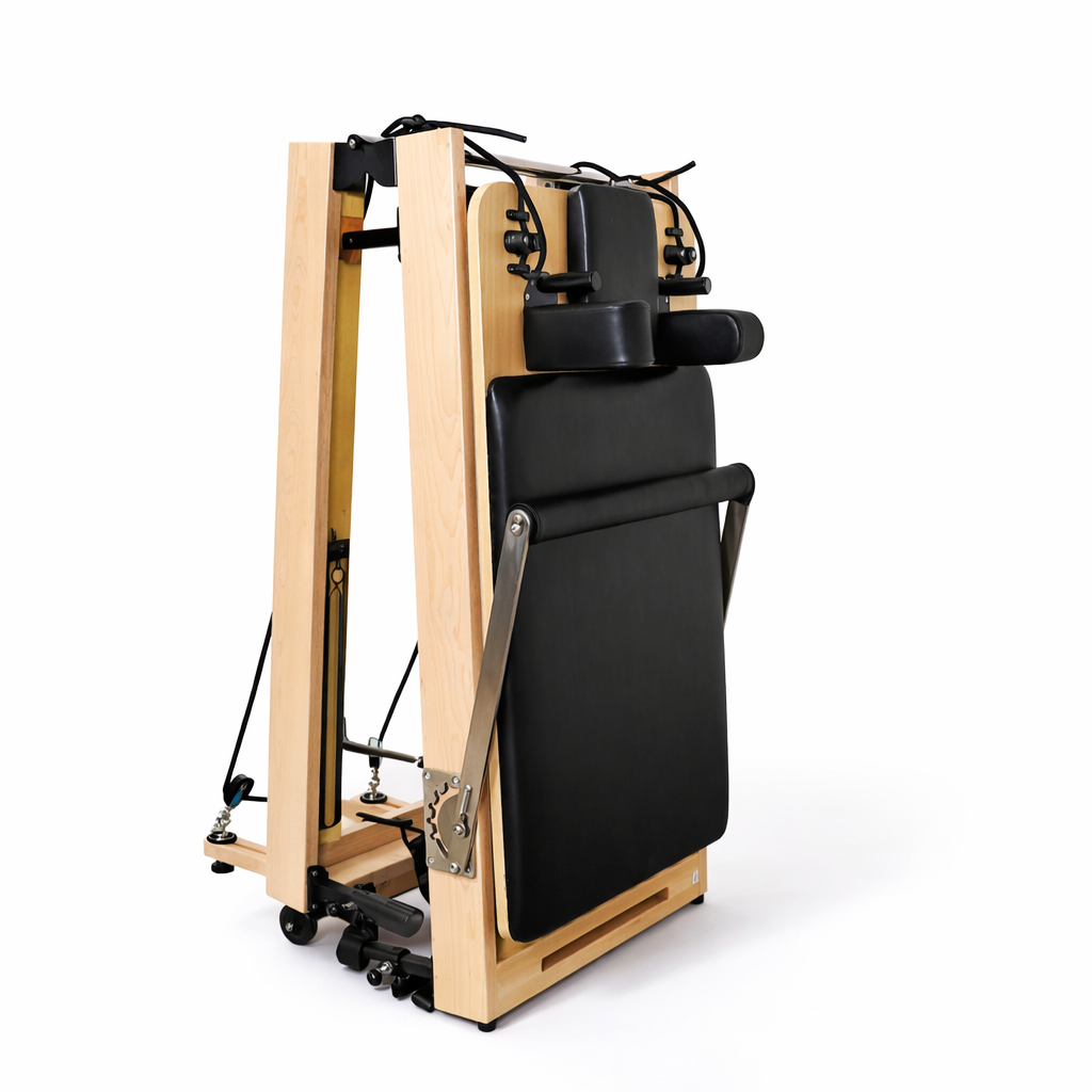 pilates reformer folding oak wood | harmonia