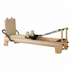 pilates reformer oak wood | harmonia blush pink