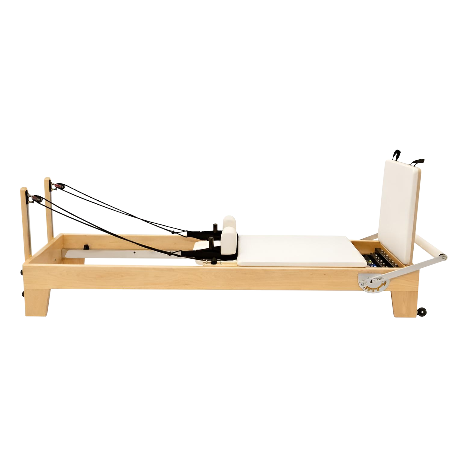 pilates reformer maple wood | harmonia blush pink