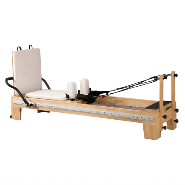 pilates reformer oak wood | harmonia blush pink