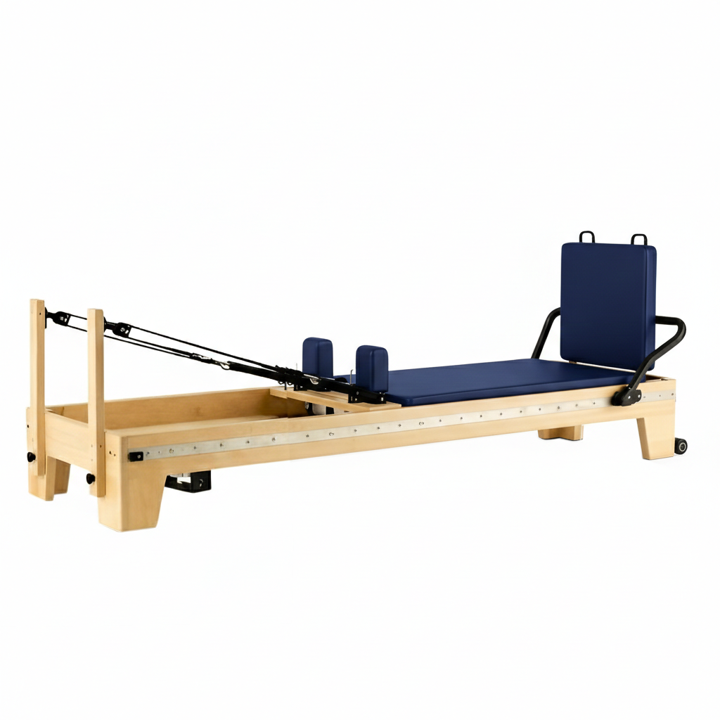 pilates reformer maple wood | signature blush pink