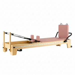 pilates reformer maple wood | signature blush pink