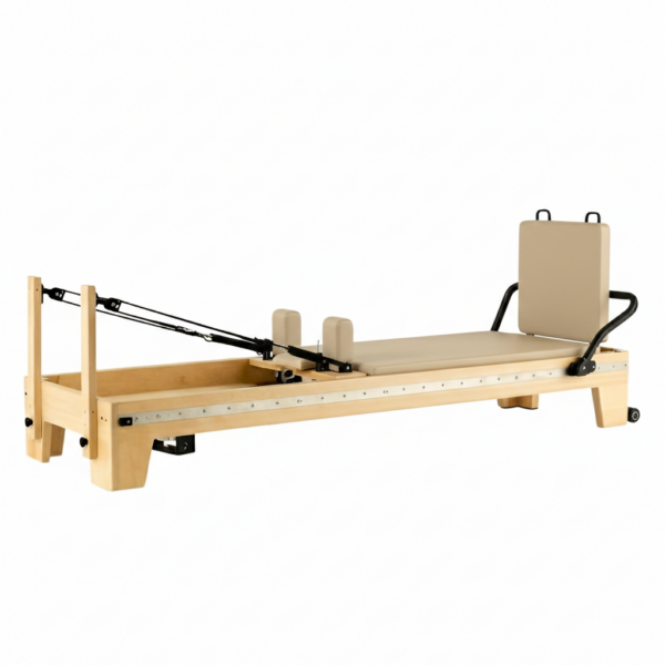 pilates reformer maple wood | signature blush pink