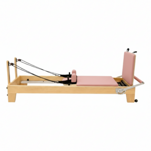 pilates reformer maple wood | harmonia blush pink