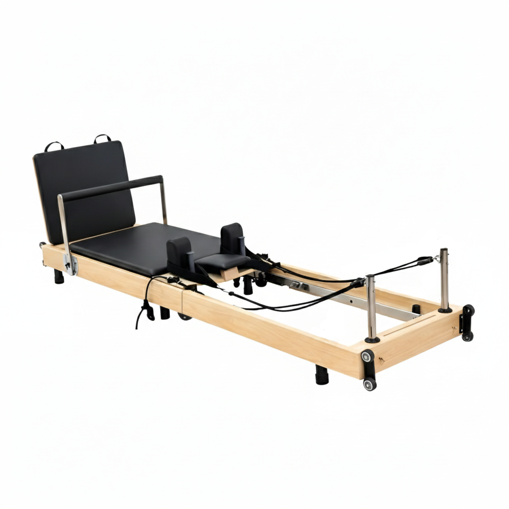 Pilates Reformer Folding Oak Wood | Essentia