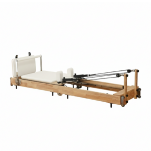 pilates reformer folding oak wood | harmonia blush pink
