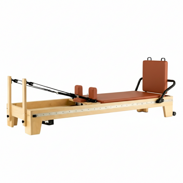 pilates reformer maple wood | signature blush pink