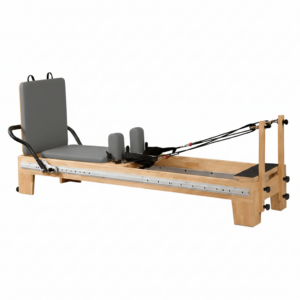 pilates reformer oak wood | harmonia blush pink