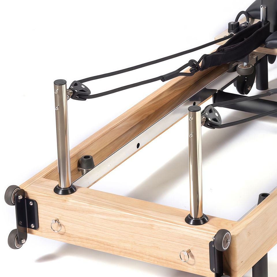 pilates reformer folding oak wood | essentia