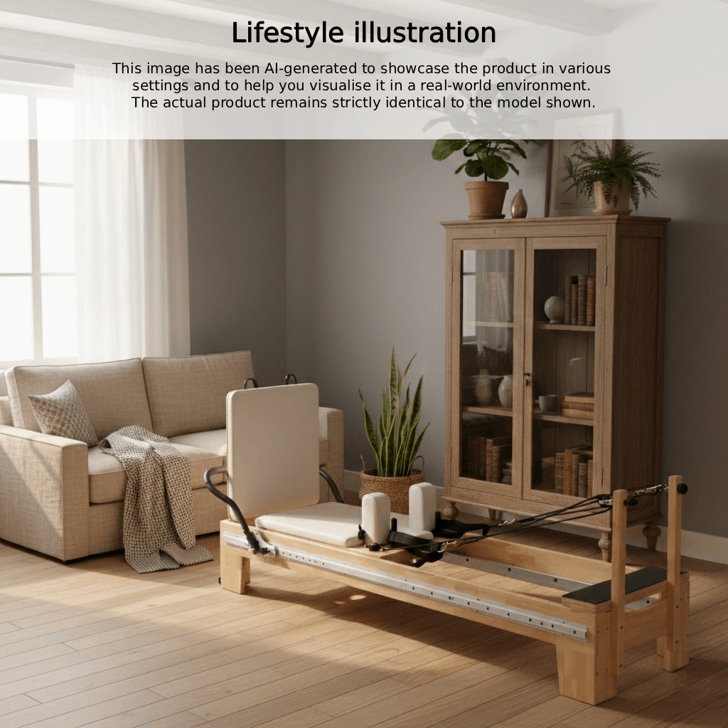 pilates reformer oak wood | harmonia