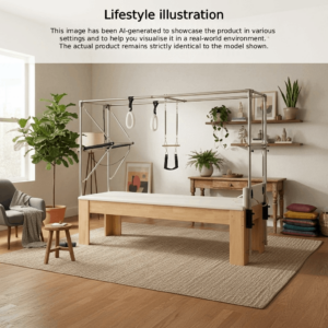 pilates cadillac with trapeze maple wood | harmonia