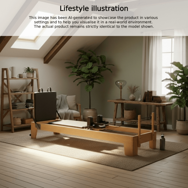 pilates reformer oak wood | essentia