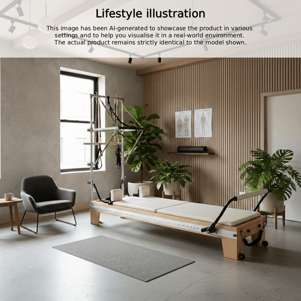 pilates reformer maple wood tower module | signature