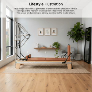 pilates reformer maple wood tower module | signature