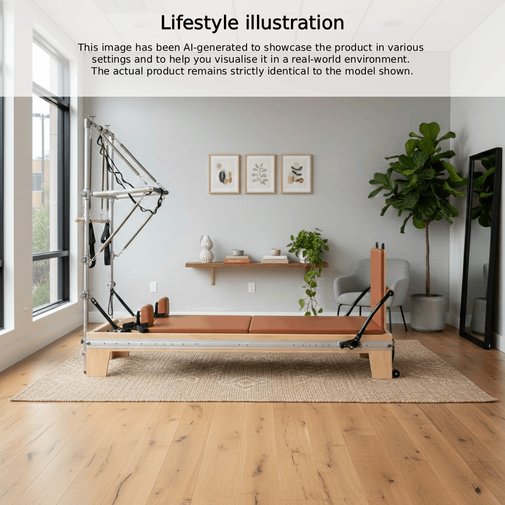 pilates reformer maple wood tower module | signature