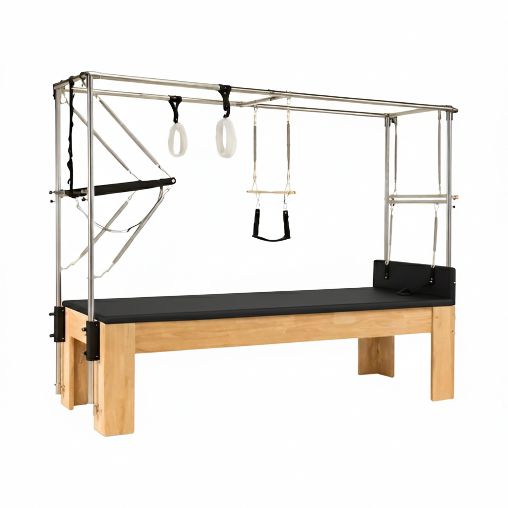 Pilates Cadillac with Trapeze Maple Wood